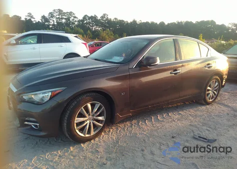 2015 Infiniti Q50 Premium z USA, uszkodzony, nr VIN JN1BV7AR0FM414576